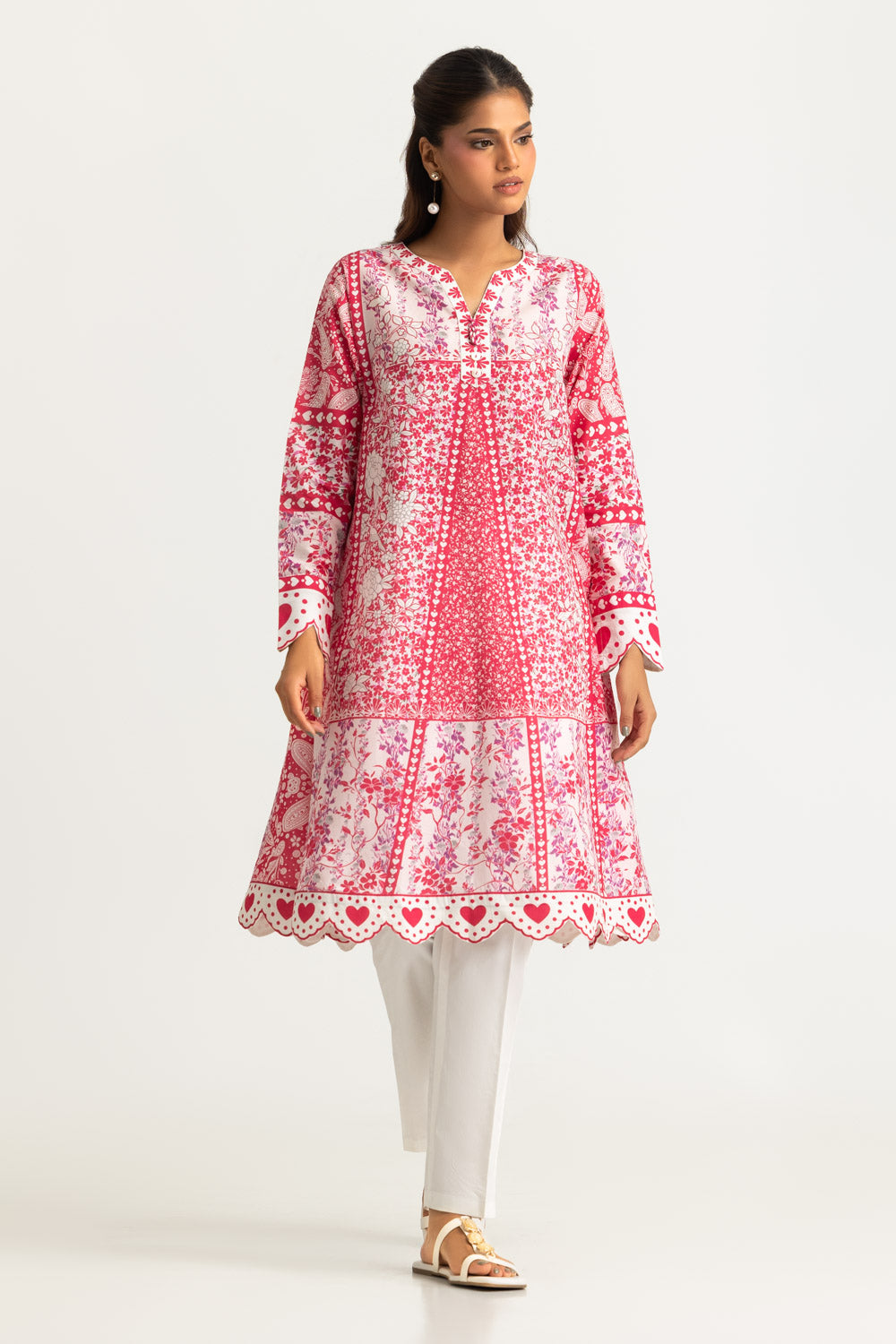 Cambric Printed Shirt