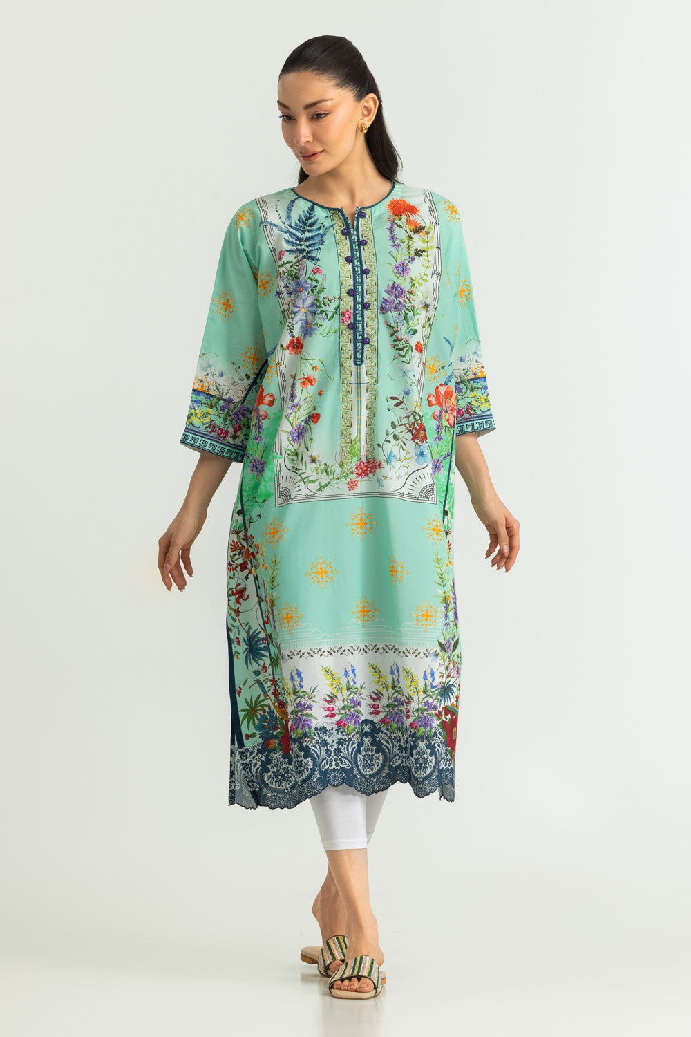 Cambric Printed Shirt