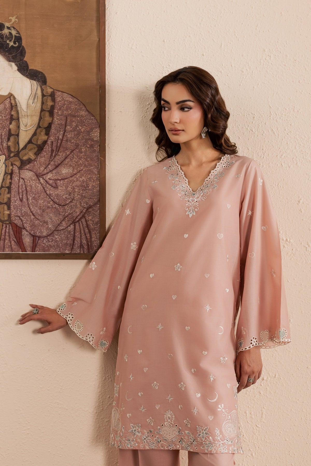 Candy Moon 2Pc - Embroidered Lawn Dress