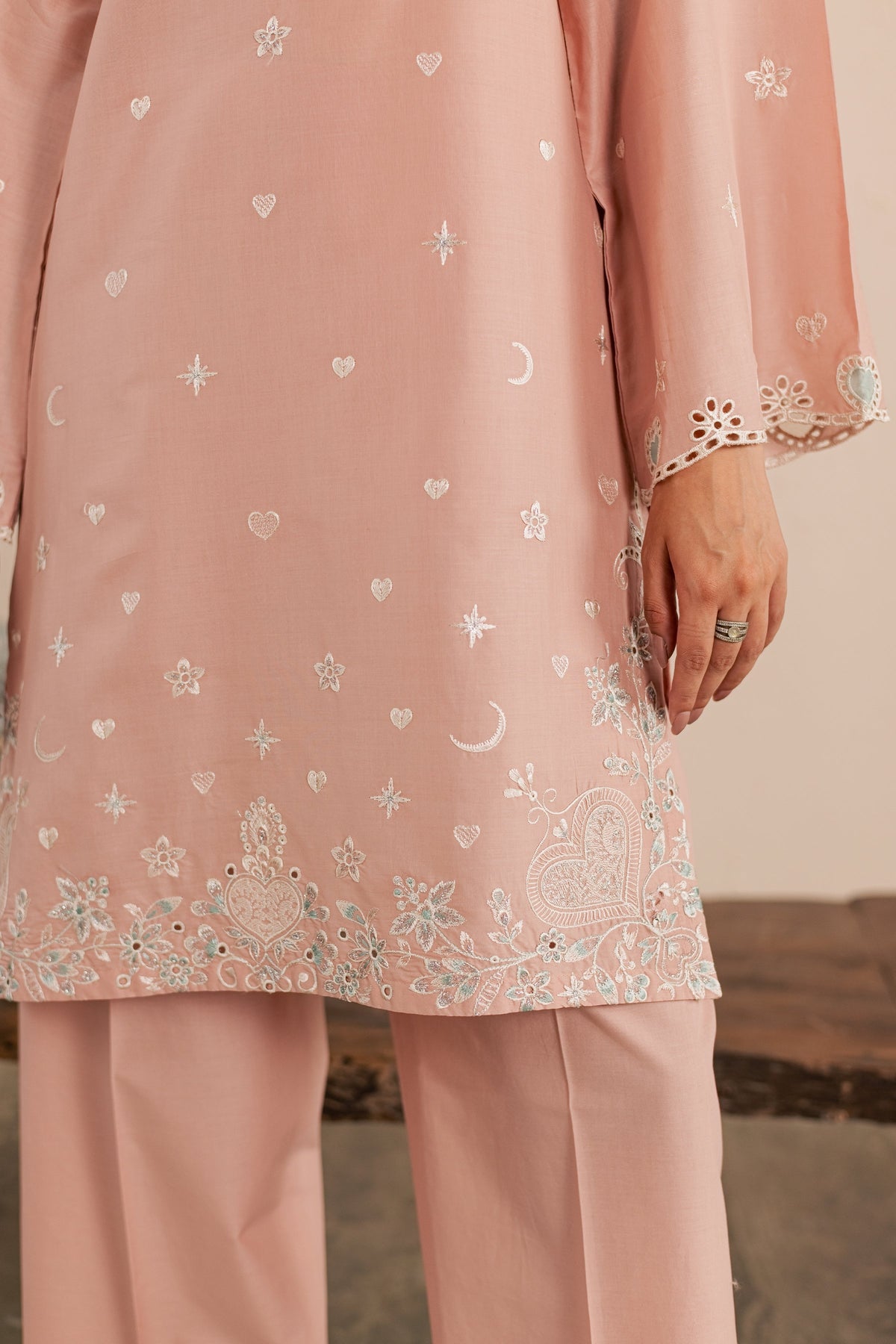 Candy Moon 2Pc - Embroidered Lawn Dress