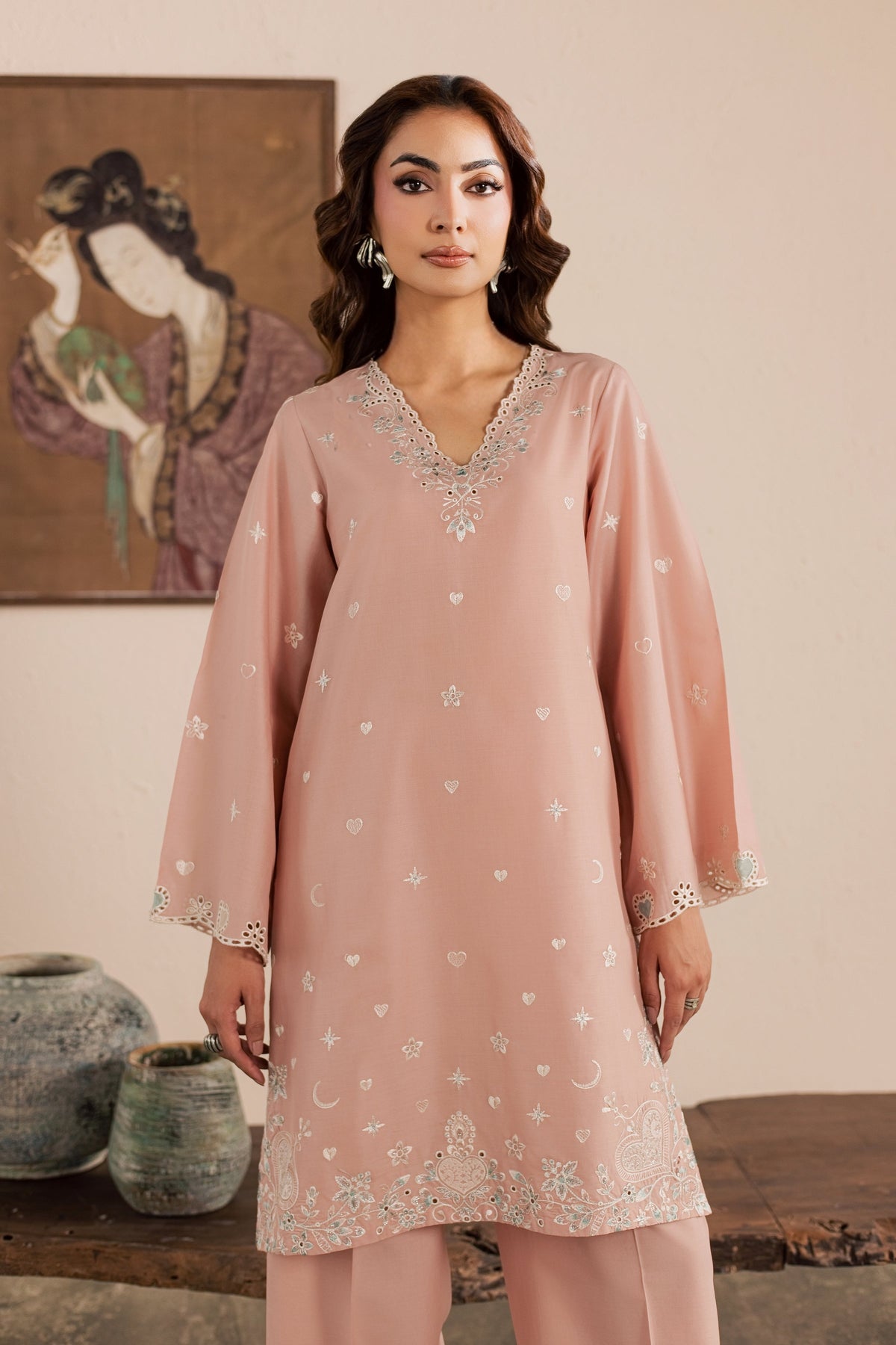 Candy Moon 2Pc - Embroidered Lawn Dress