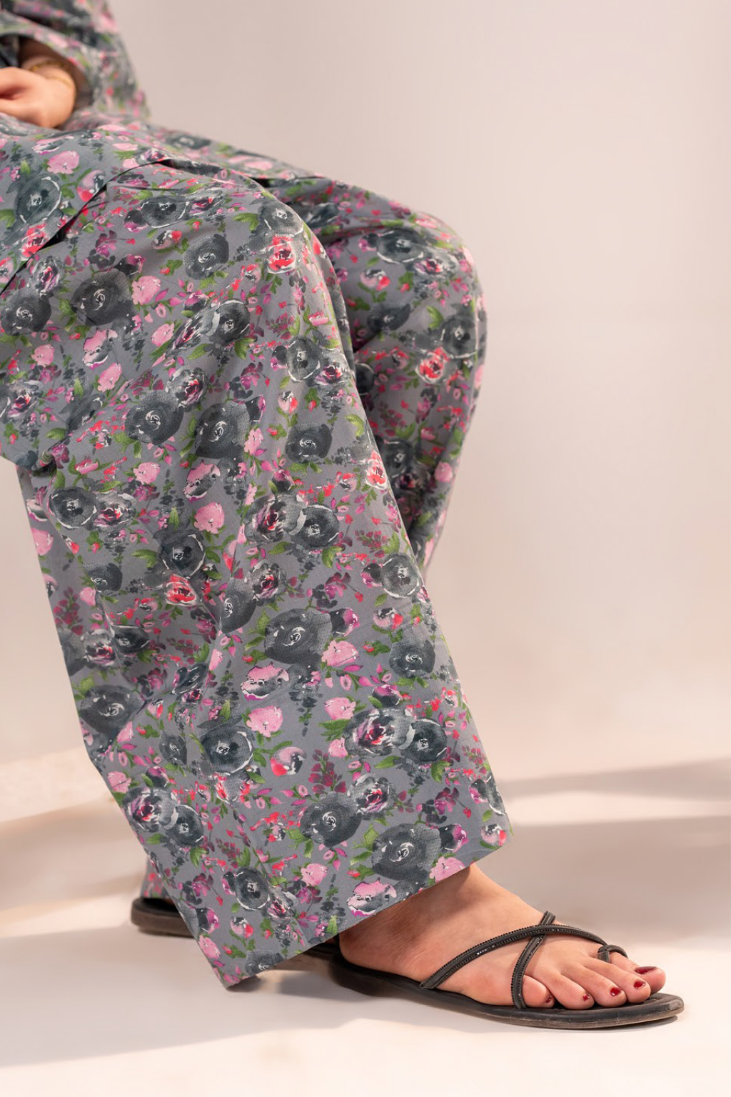 Slate Bloom Casual Co-ord Set