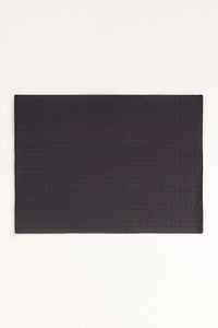 Charcoal Grey Dyed Placemat Pair