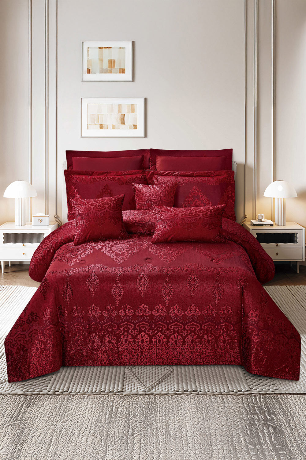 Chilli Chenille Comforter Set