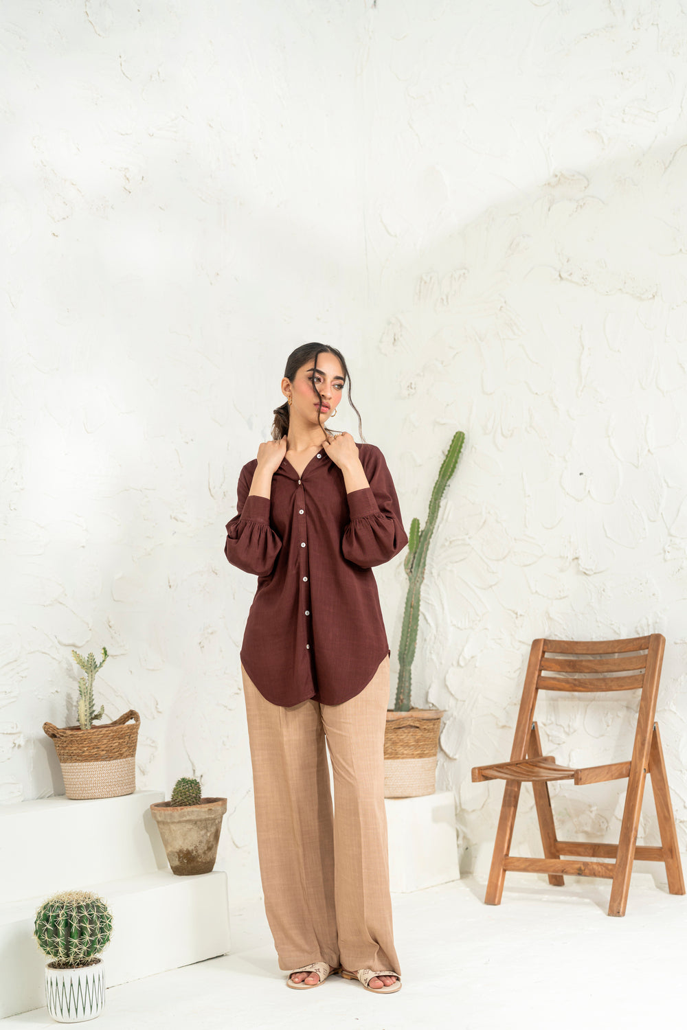 Irish Linen Sand Beige Pants
