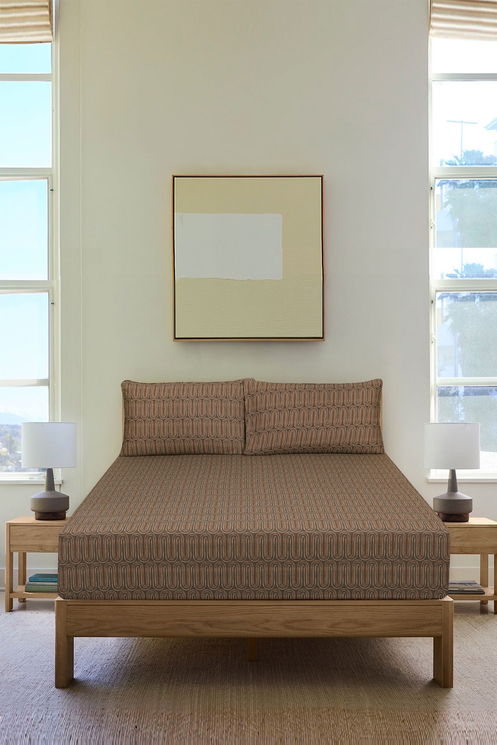Cobblestone Fitted Sheet Set