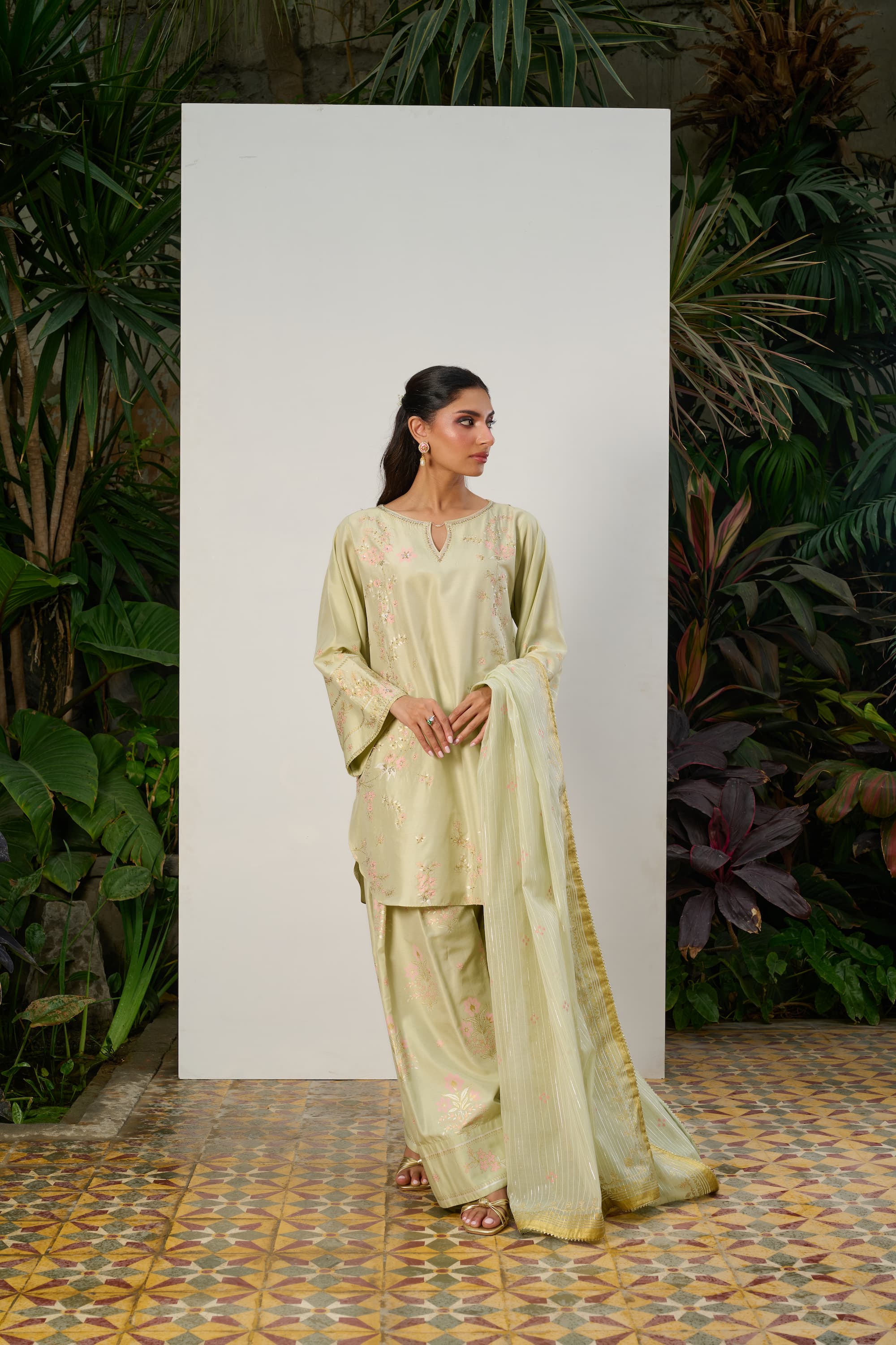 Mint Frost Dupatta