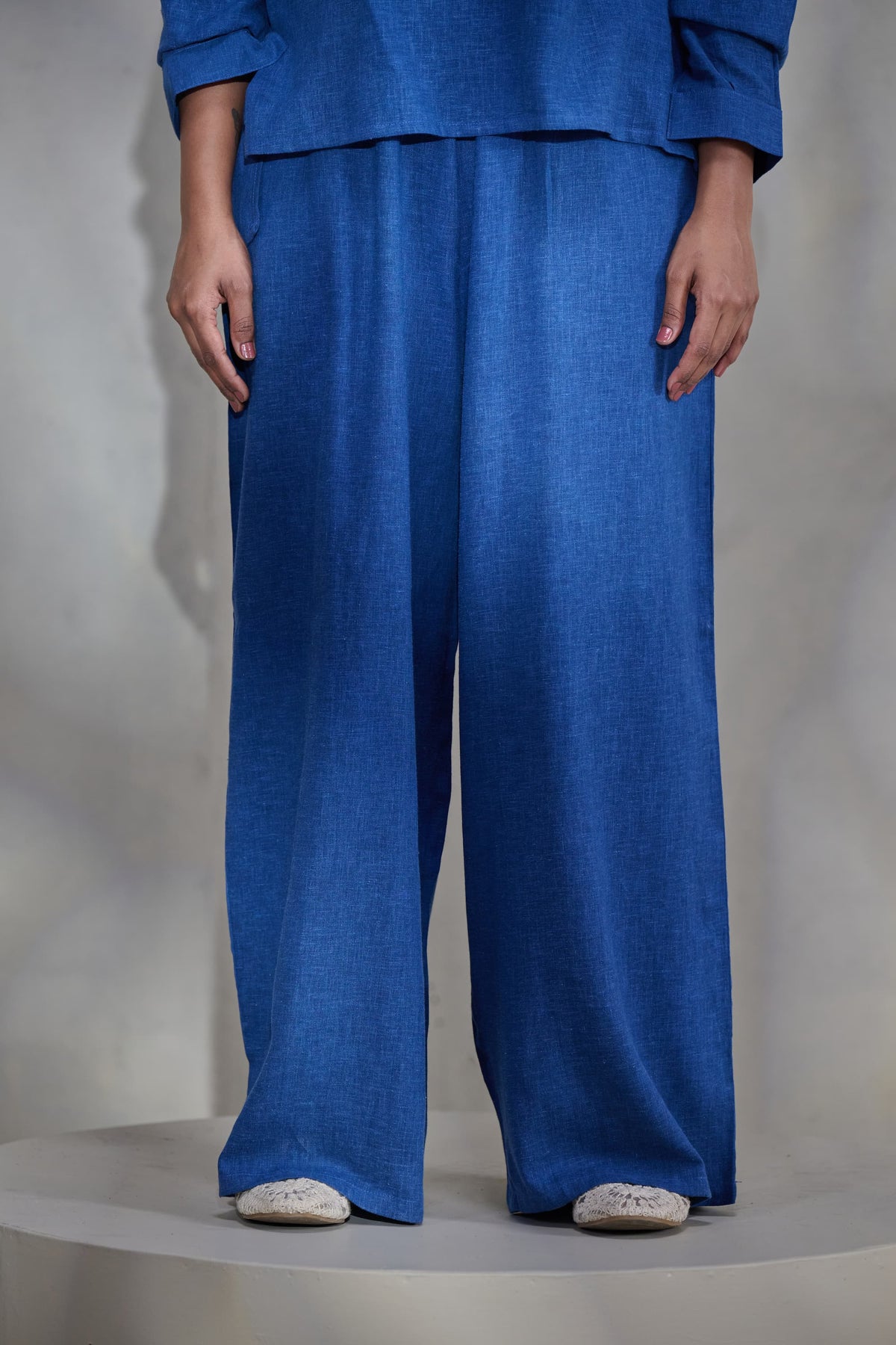 Blue Linen Co-ord Set