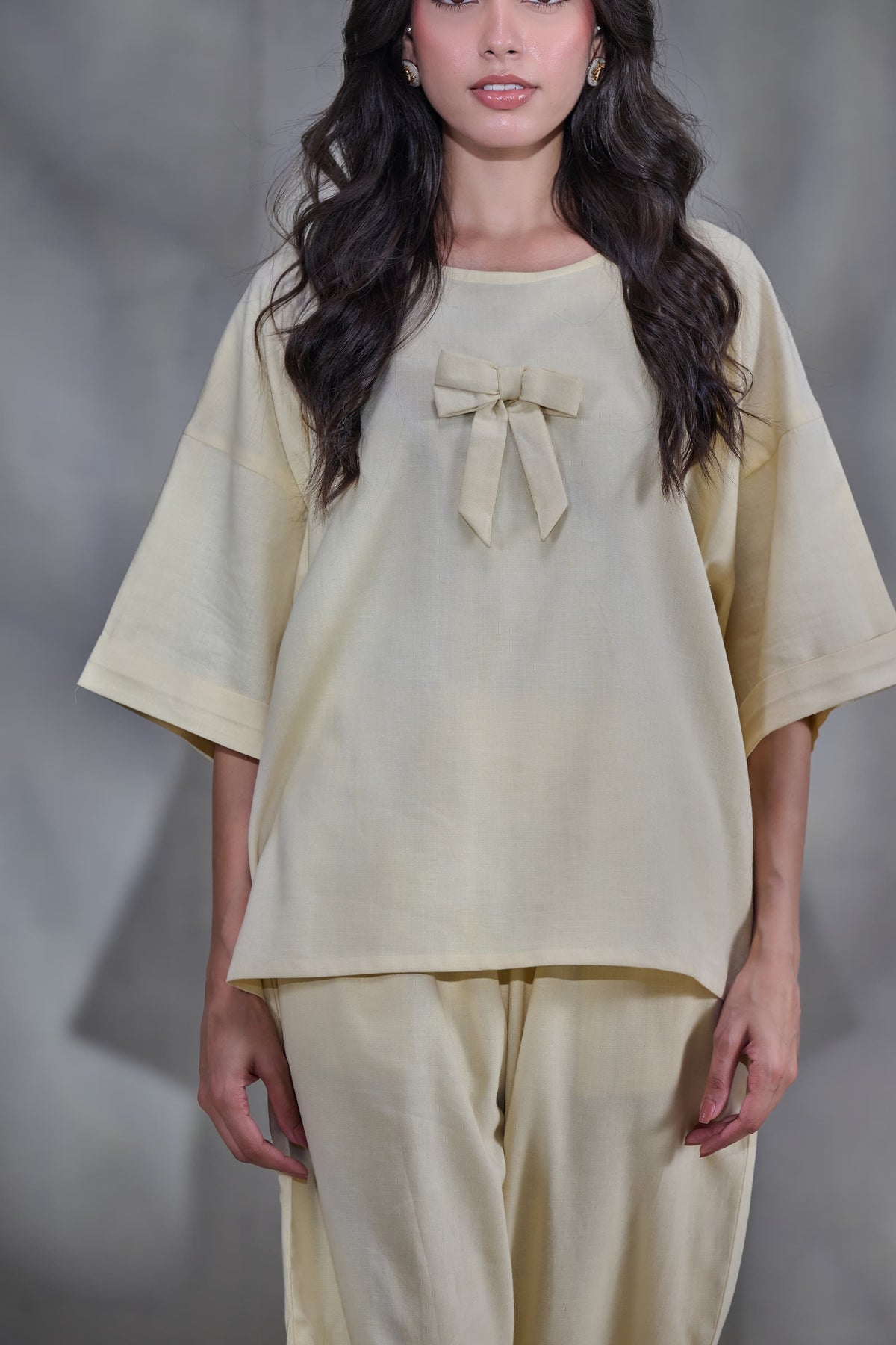 Yellow Linen Co-ord Set