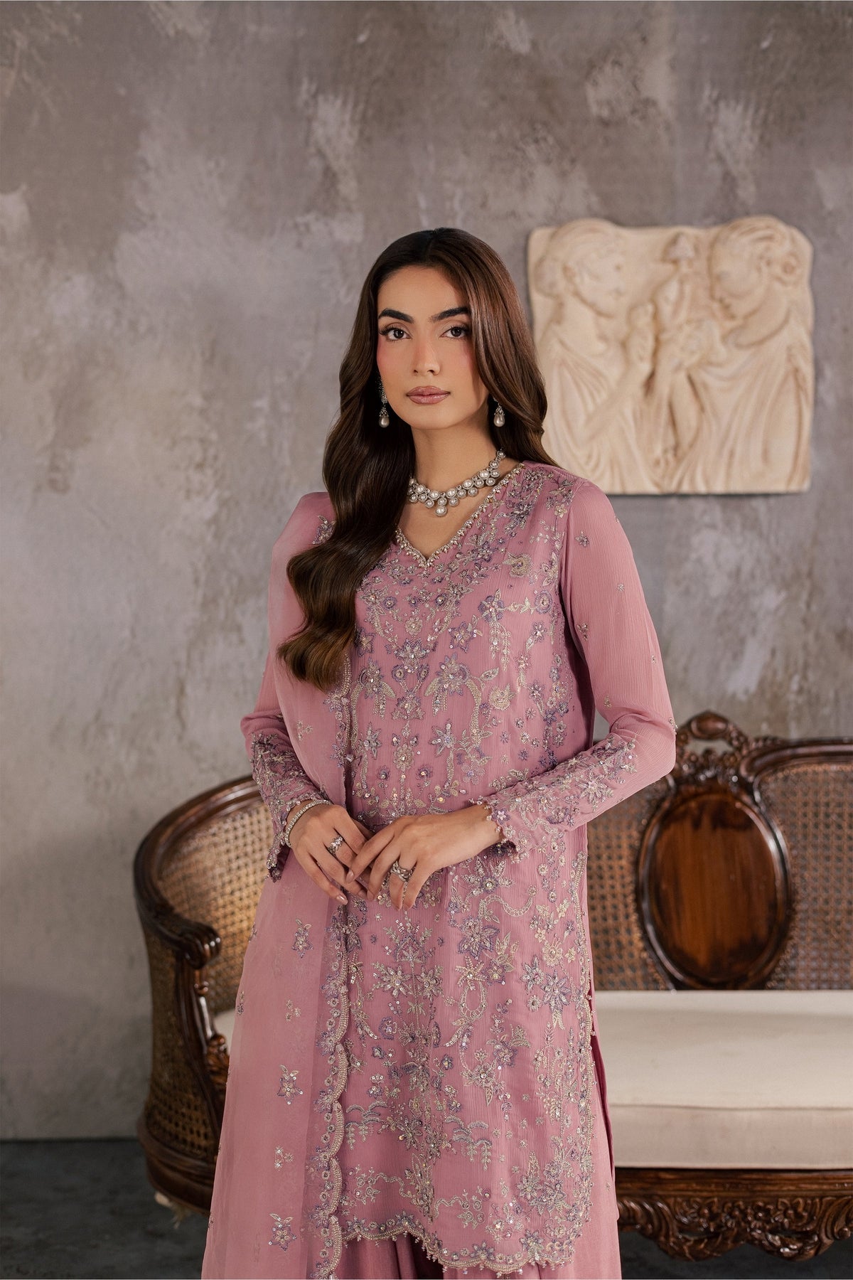 Coral 3Pc - Festive Luxe Pret