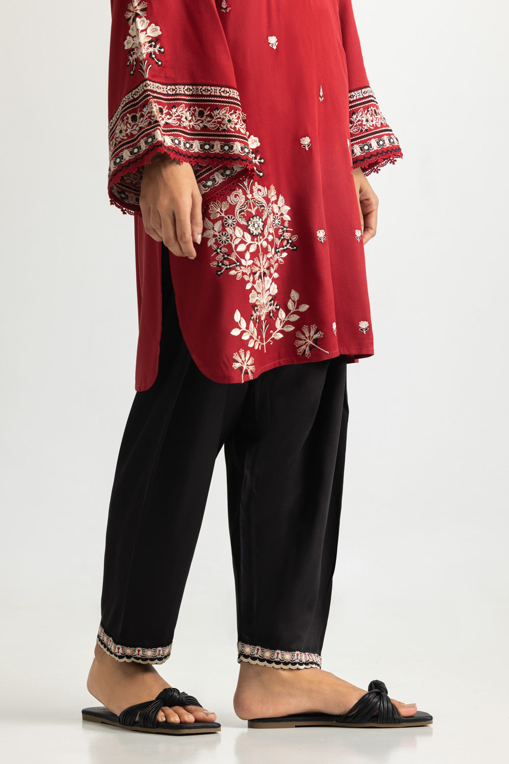 Cotail Embroidered Shirt Trouser