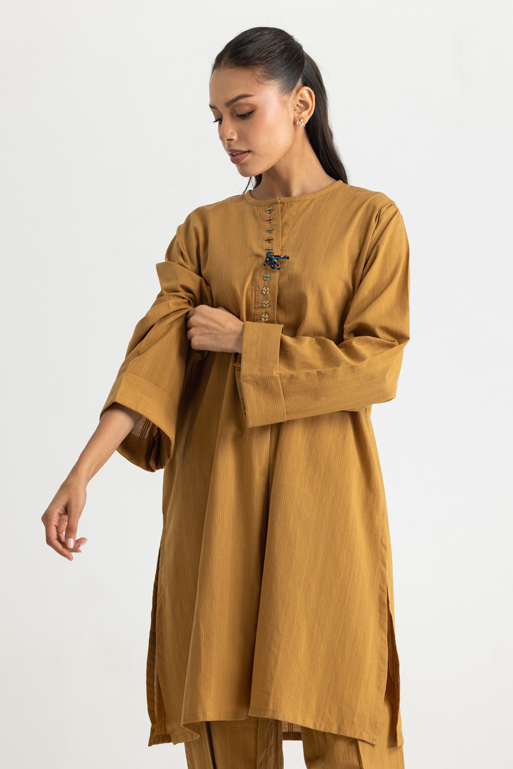 Cotton Embellished Co-Ord Set
