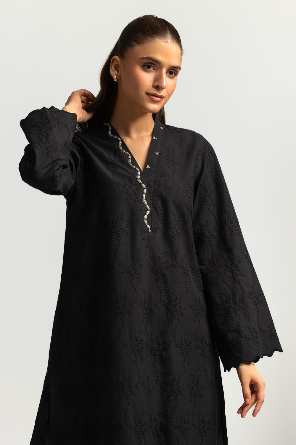 Cotton Embroidered Co-Ord Set