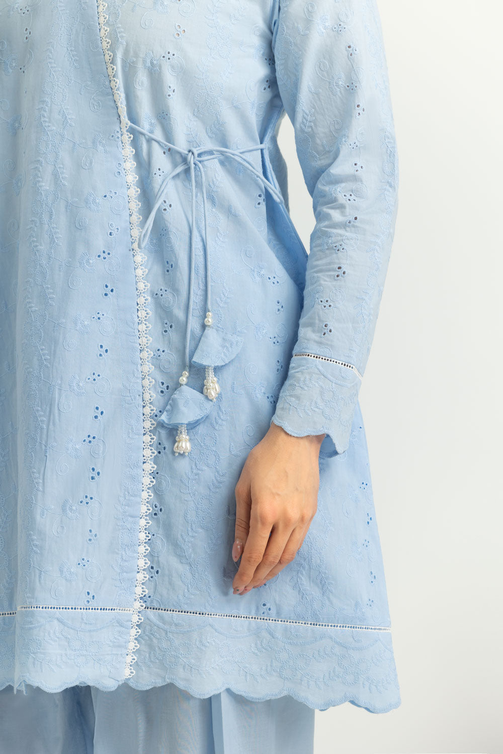 Cotton Embroidered Co-Ord Set