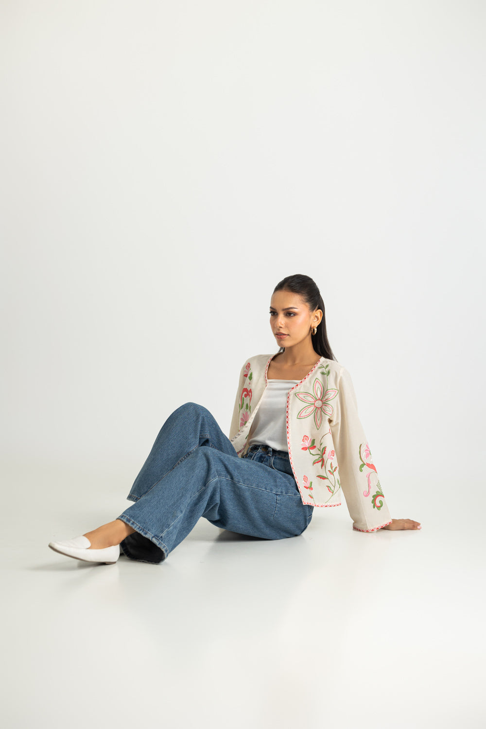 Cotton Embroidered Jacket