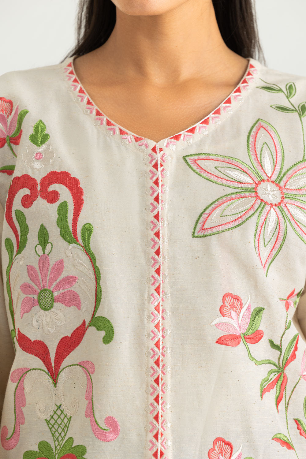 Cotton Embroidered Jacket