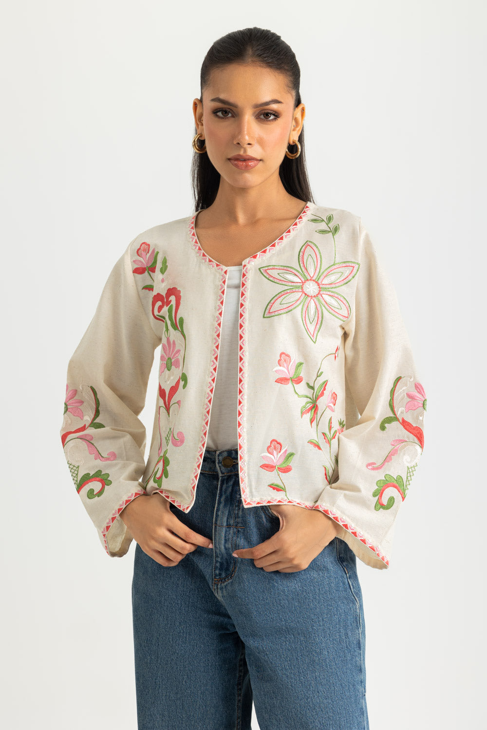 Cotton Embroidered Jacket