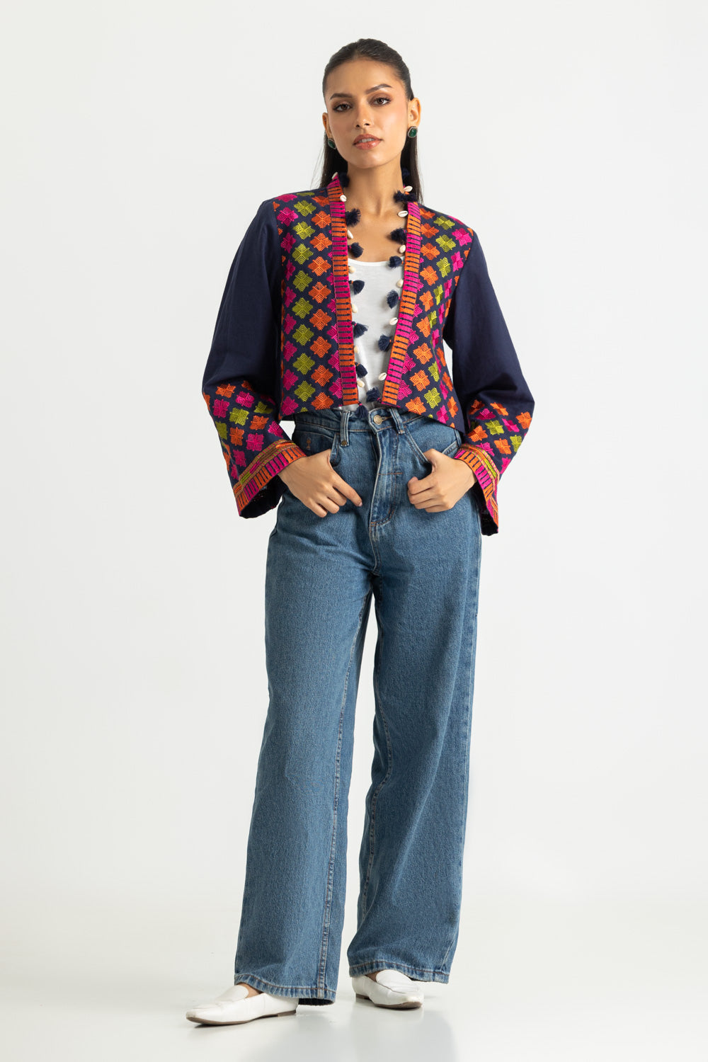 Cotton Embroidered Jacket