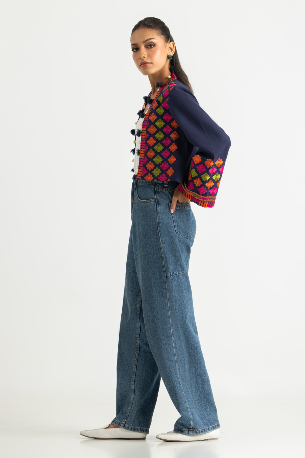 Cotton Embroidered Jacket