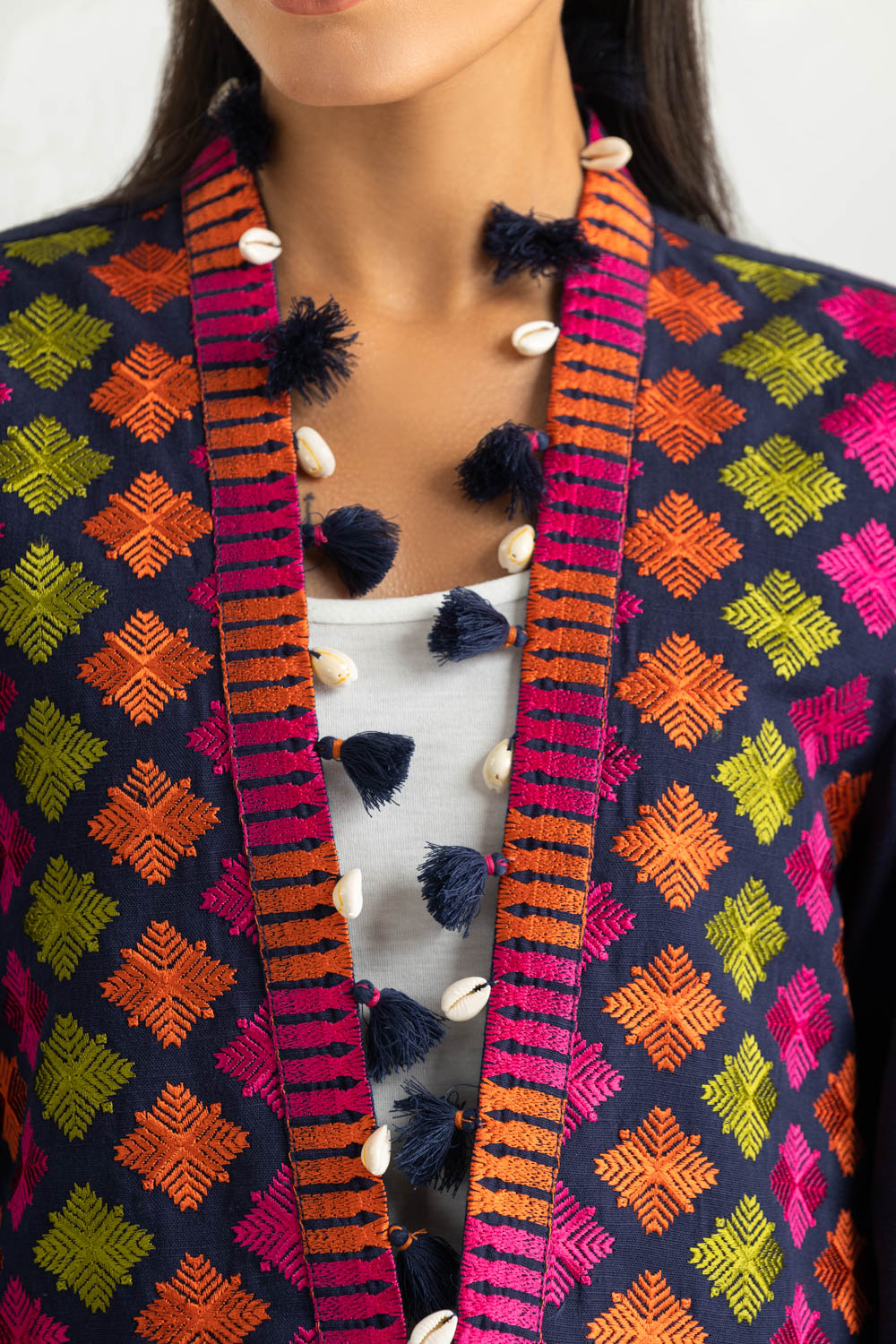 Cotton Embroidered Jacket