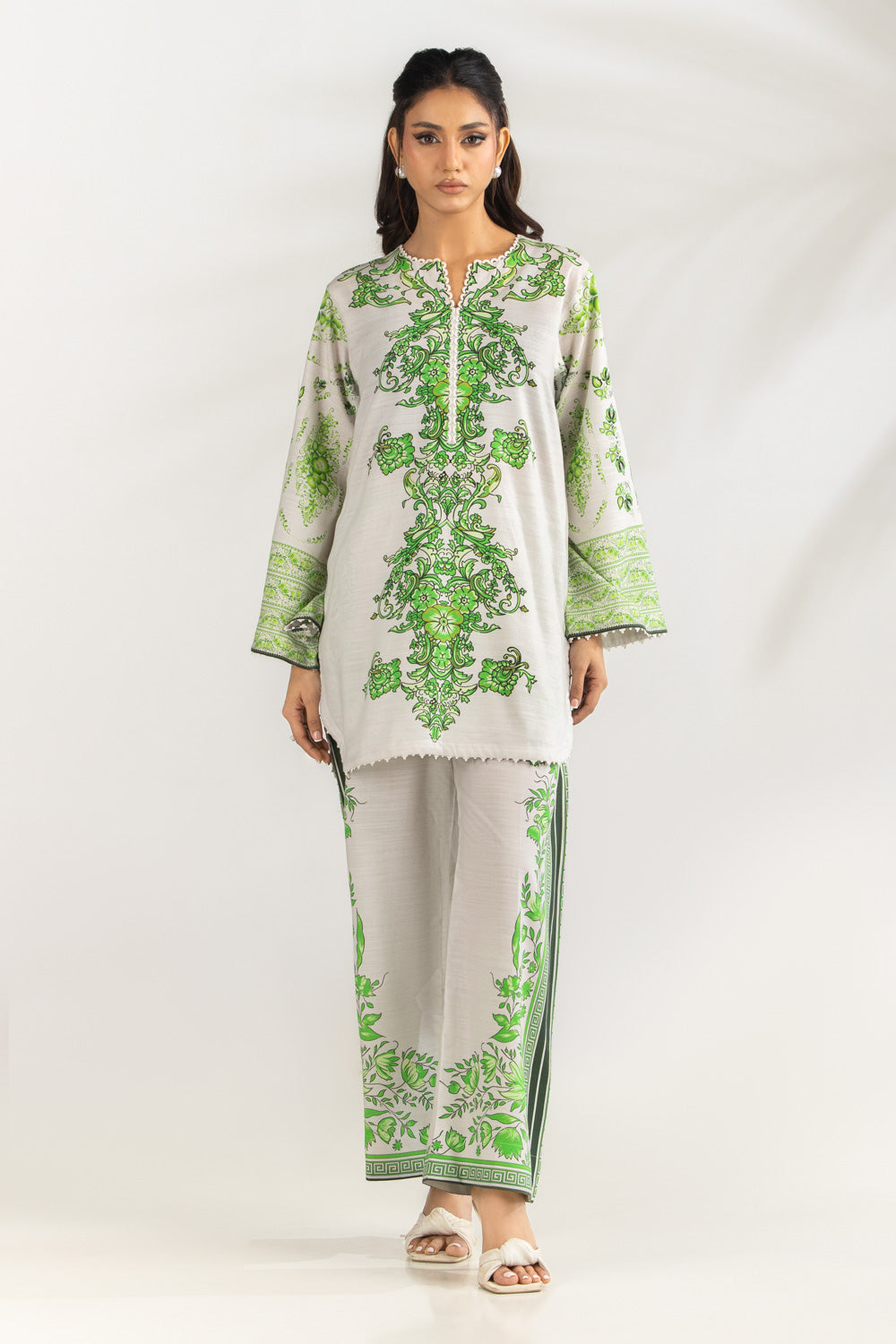 Cotton Viscose Printed Co-Oed Set IPST-77160