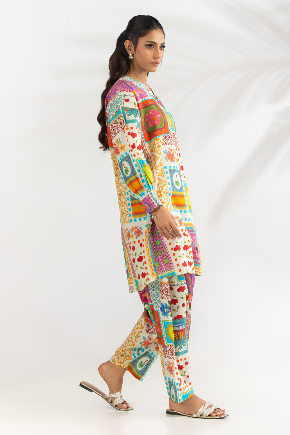 Cotton Viscose Printed Co-Oed Set