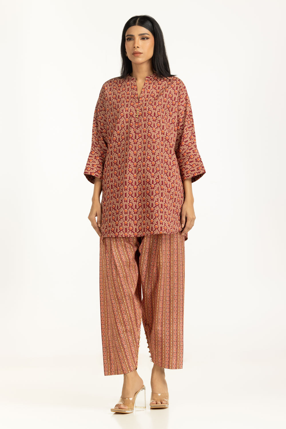 Cotton Viscose Printed Co-Ord Set IPST-55321