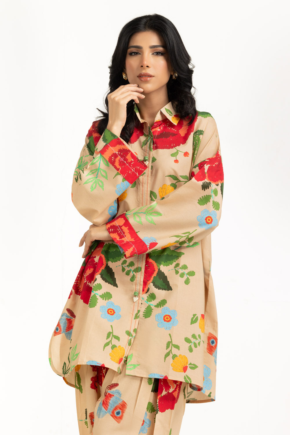 Cotton Viscose Printed Co-Ord Set