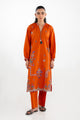 Cotton Viscose Slub Embroidered Co-Ord Set