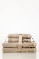 Cream Jacquard 4Pcs Towel Set