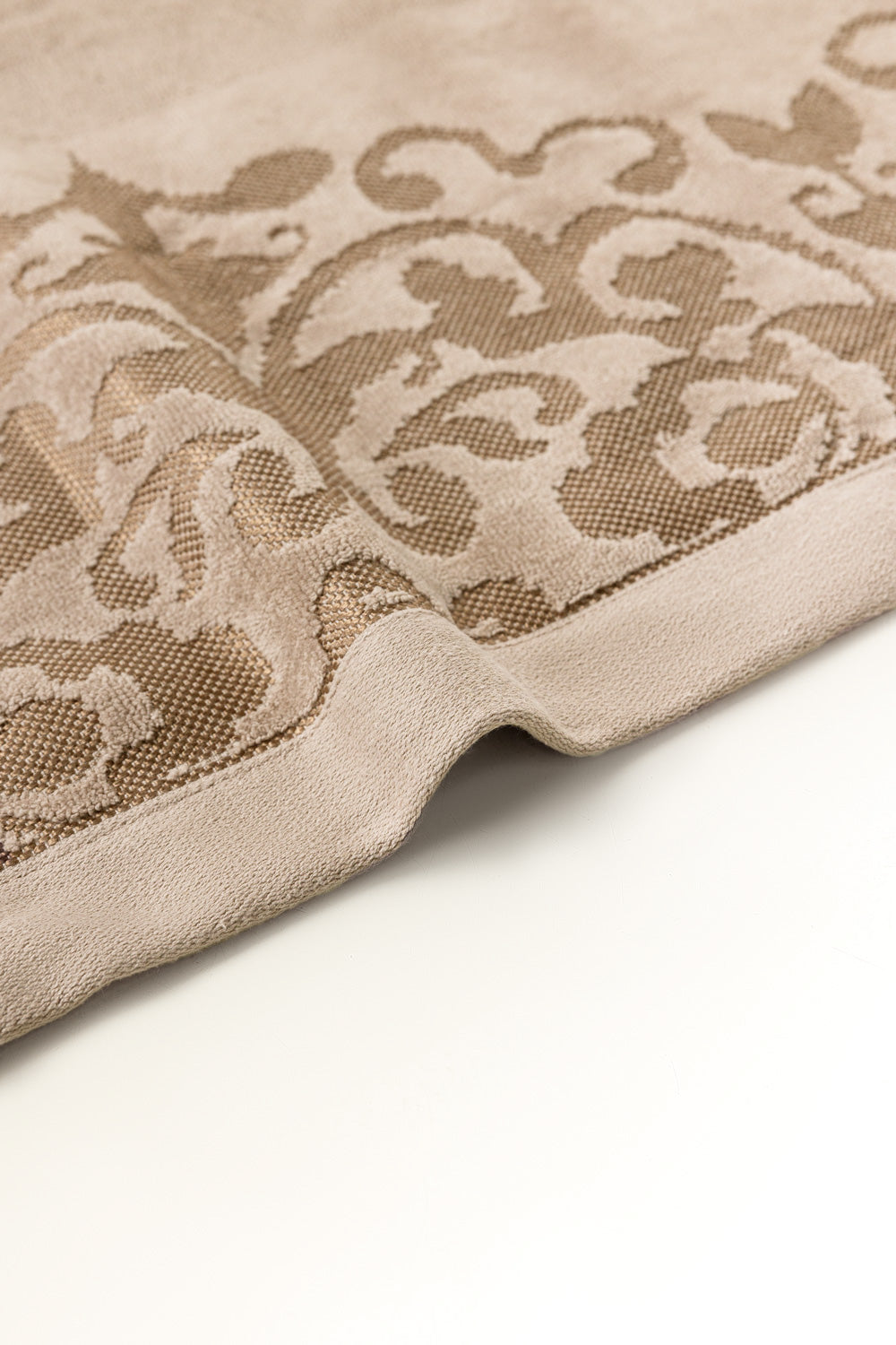 Cream Jacquard 4Pcs Towel Set