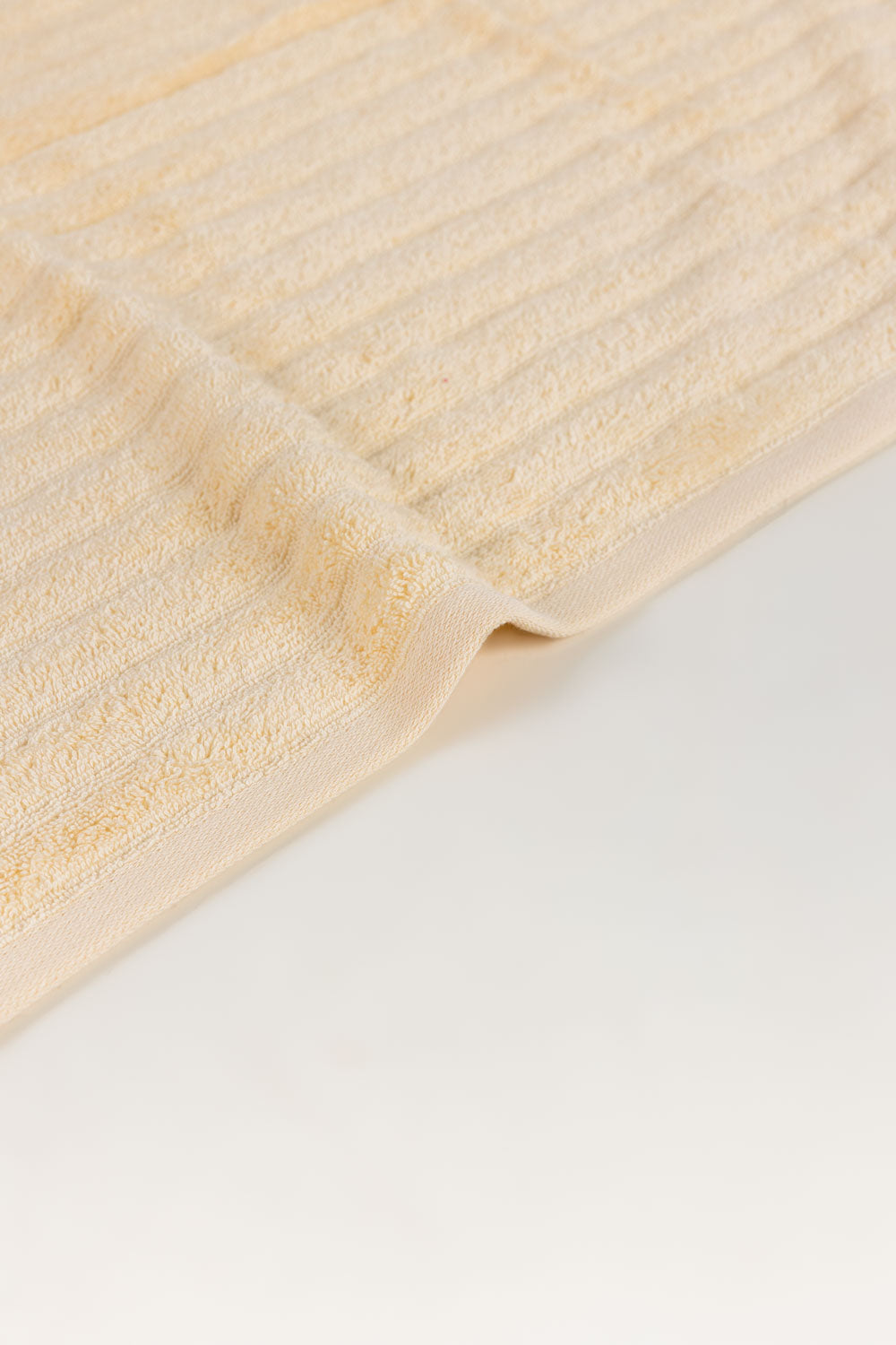 Cream Combed Plain Towel