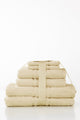 Cream Combed Towel 6pcs Set 25