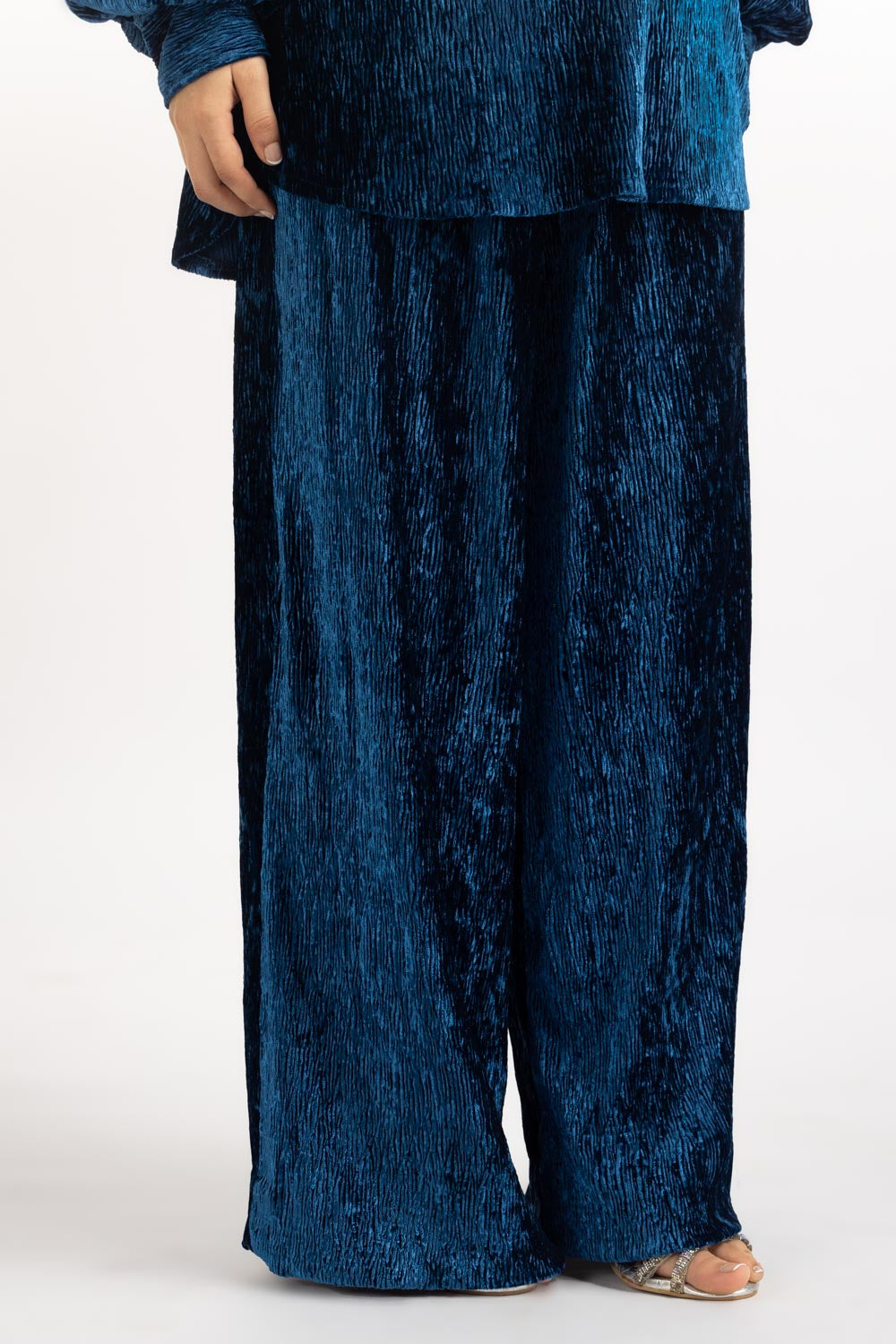 Crinkle Velvet Co-Ord Set IPST-55162