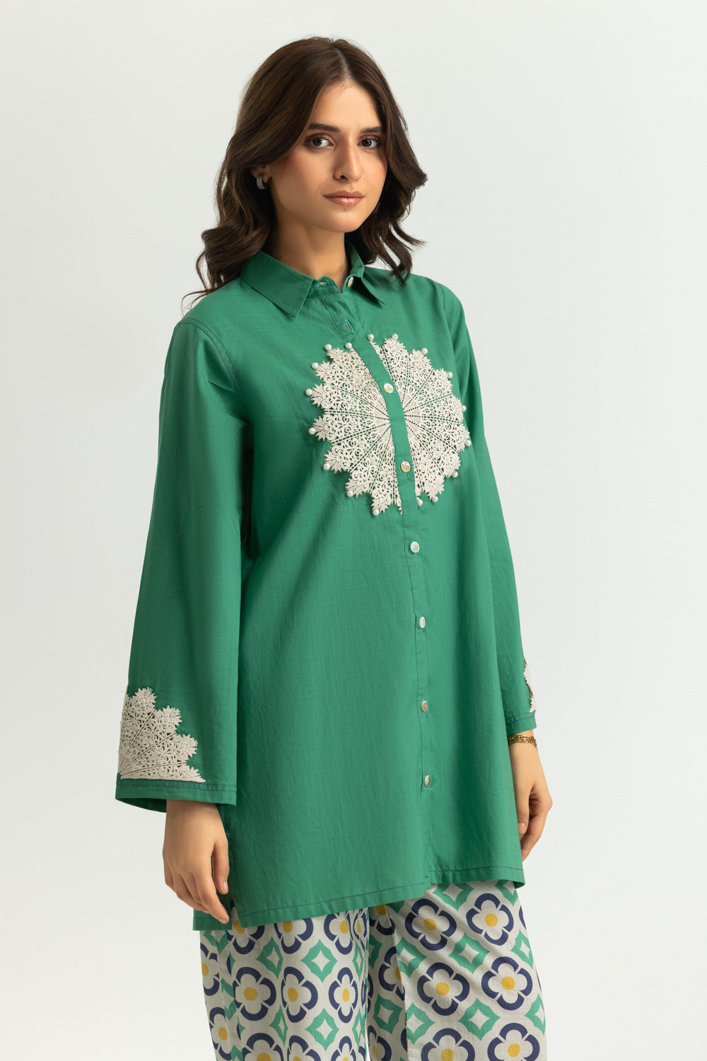 Cross Hatch Embroidered Co-Ord Set