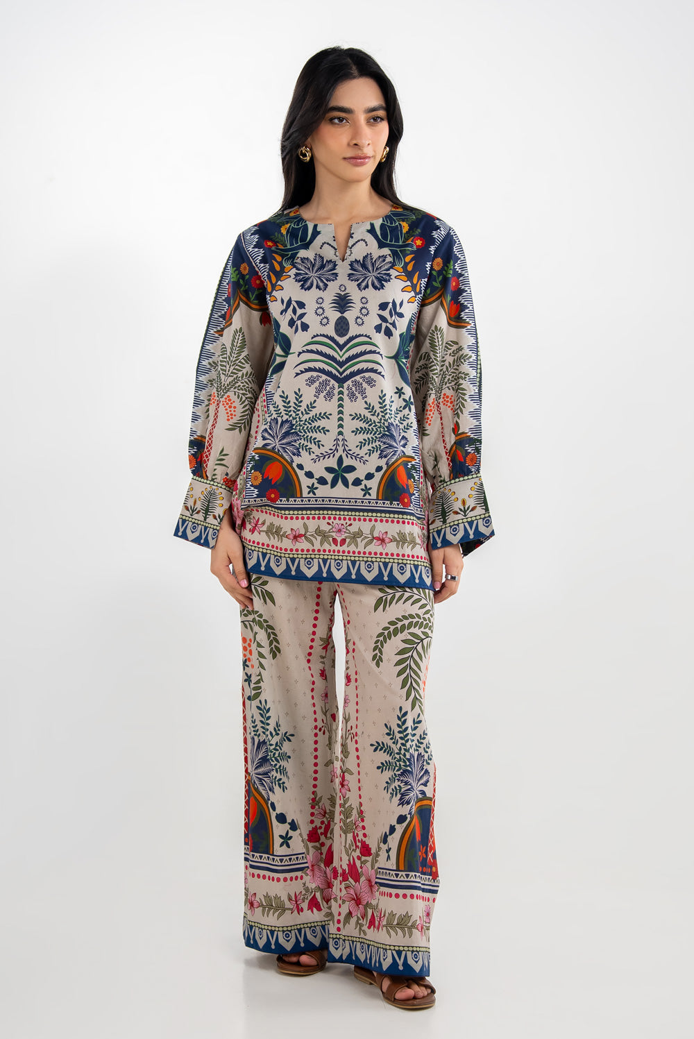 Cross Hatch Printed Co-Ord Set