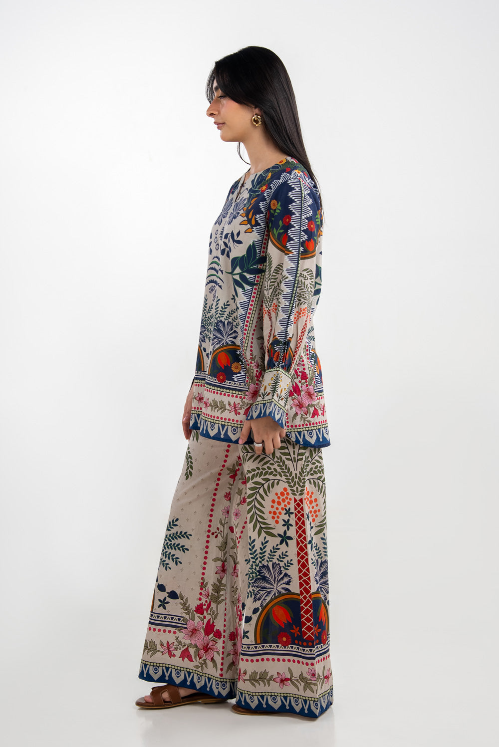Cross Hatch Printed Co-Ord Set