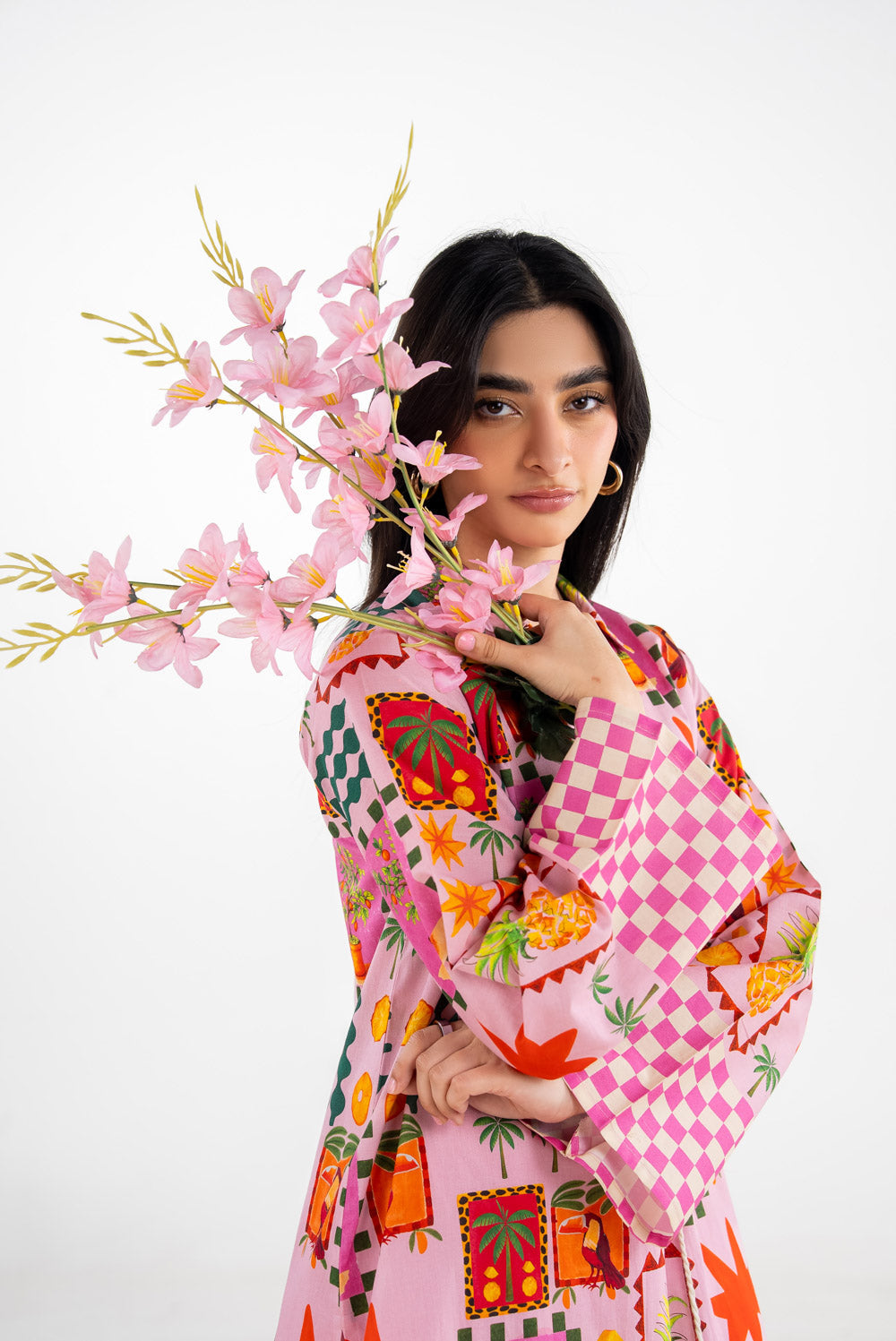 Cross Hatch Printed Co-Ord Set IPST-77183