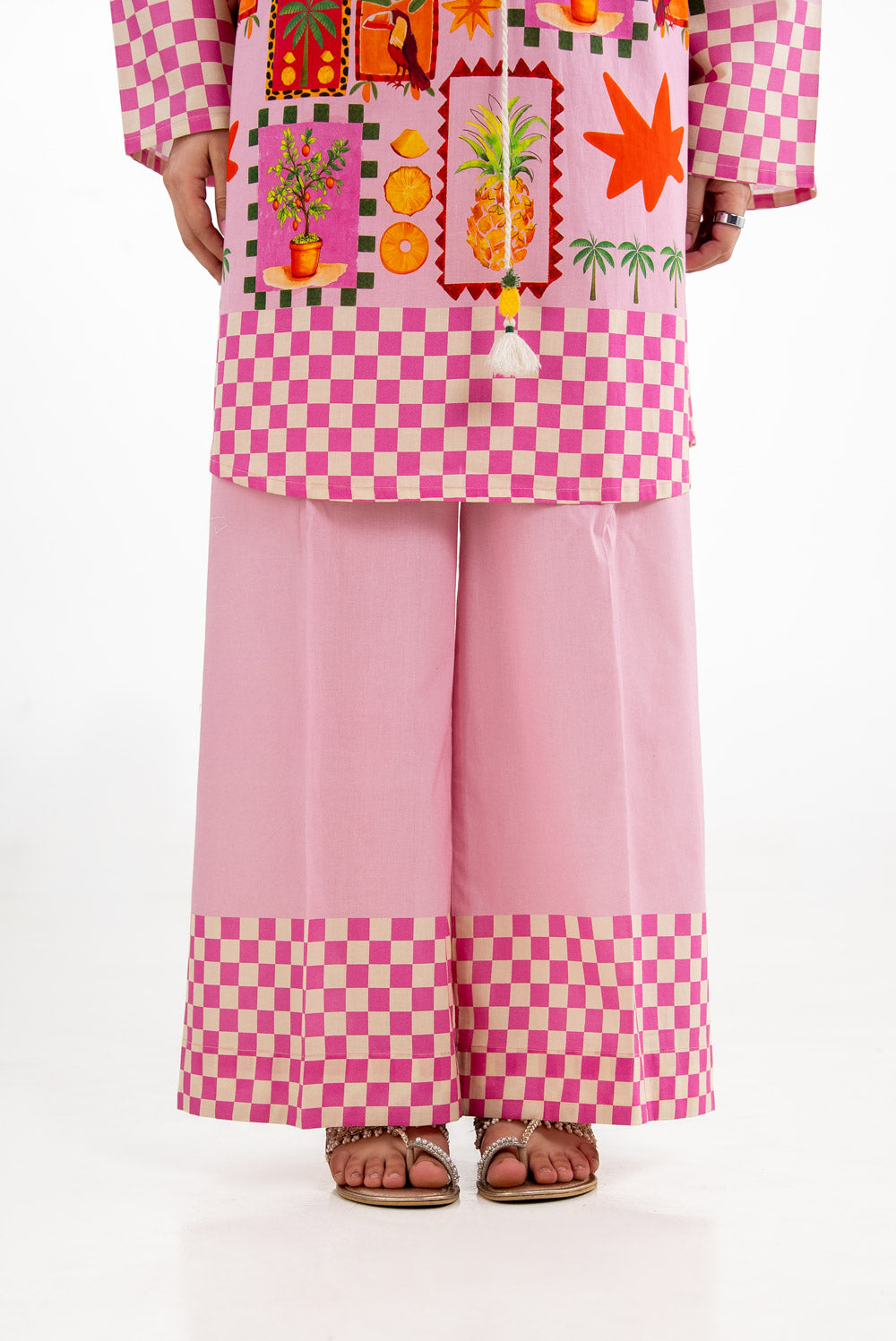 Cross Hatch Printed Co-Ord Set IPST-77183