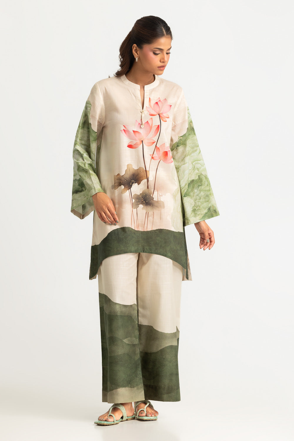 Cross Hatch Printed Co-Ord Set