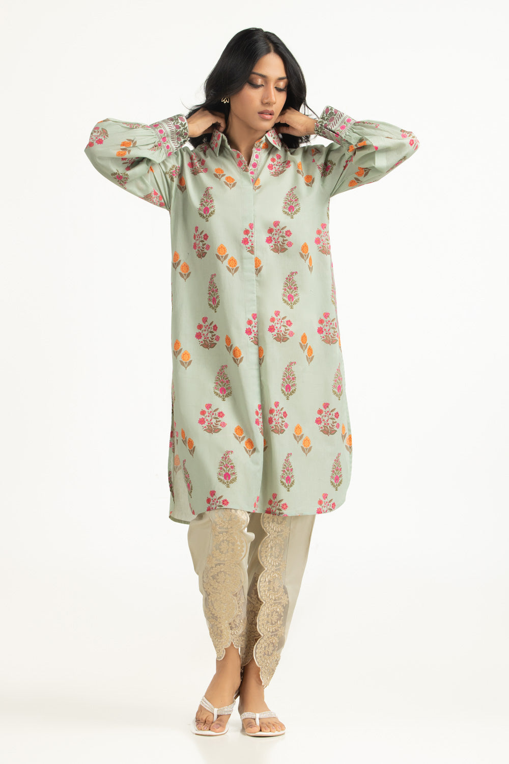 Cross Hatch Printed Shirt