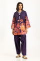 Cross Slub Printed Co-Ord Set