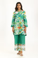 Cross Slub Printed Co-Ord Set
