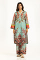 Cross Slub Printed Co-Ord Set