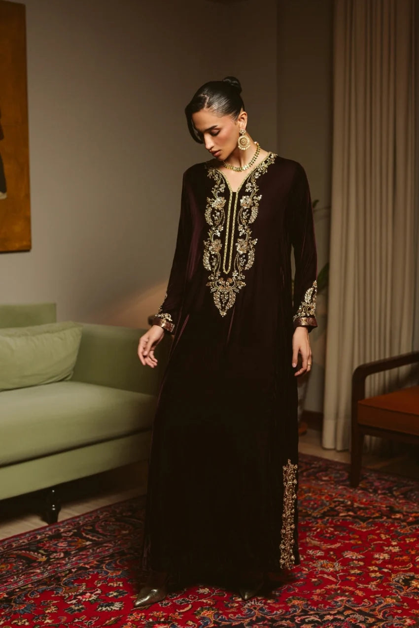 Gilded Plum Kaftan (D-06)