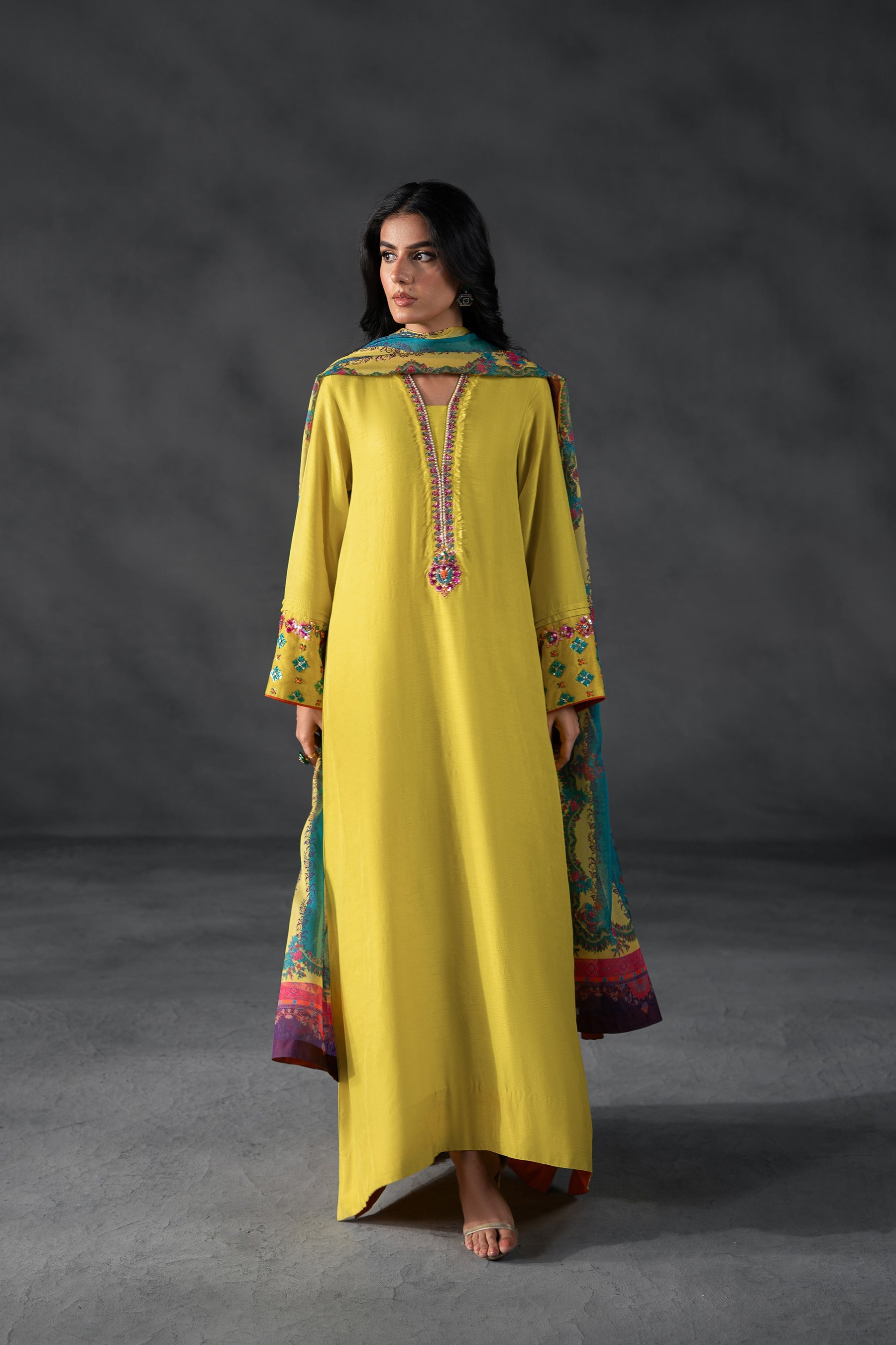 Chic Yellow Glitz (D-07)