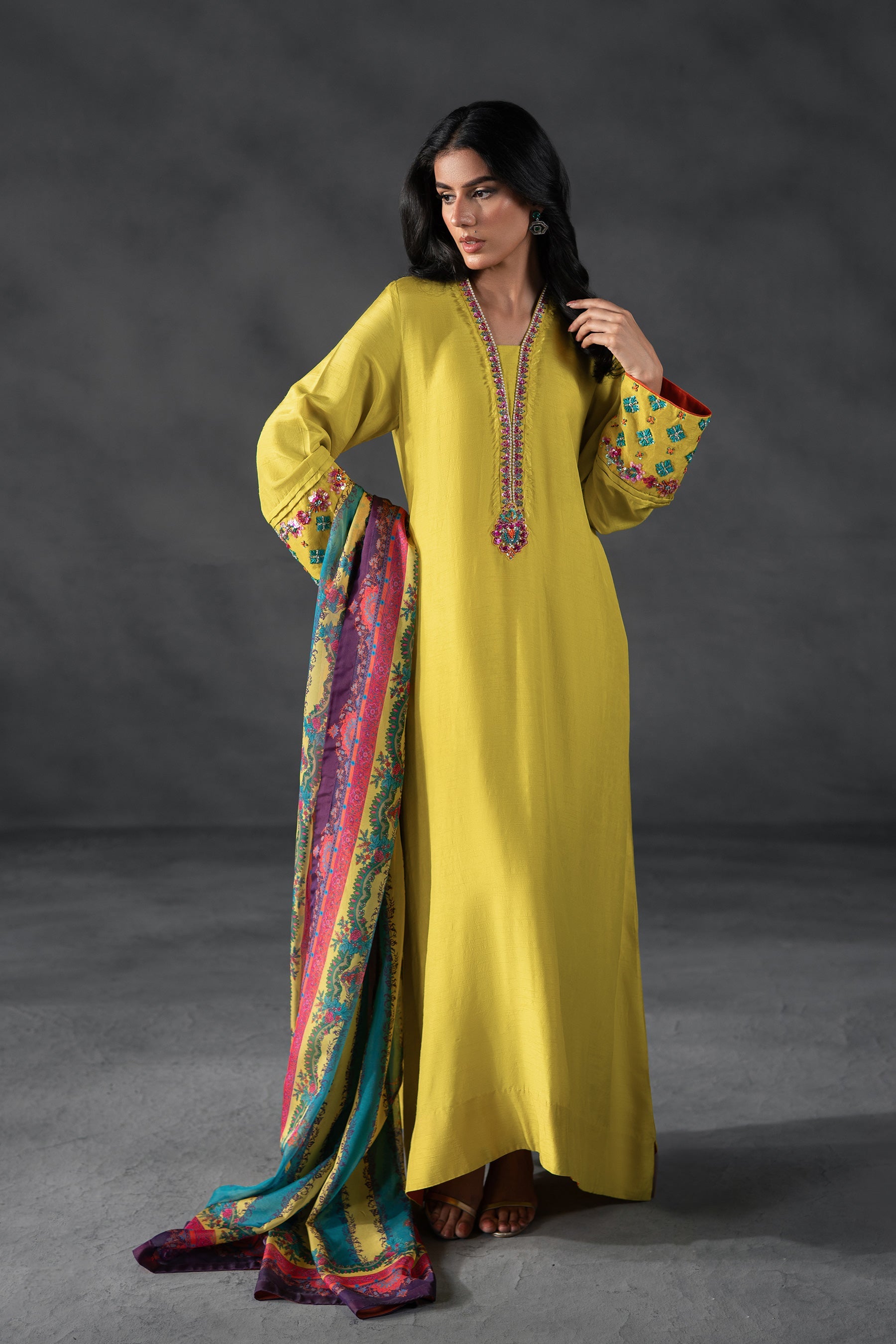 Chic Yellow Glitz (D-07)