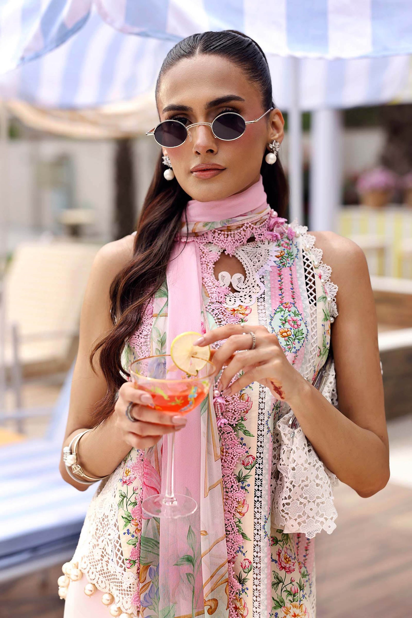 3 Piece Unstitched Embroidered Lawn Suit