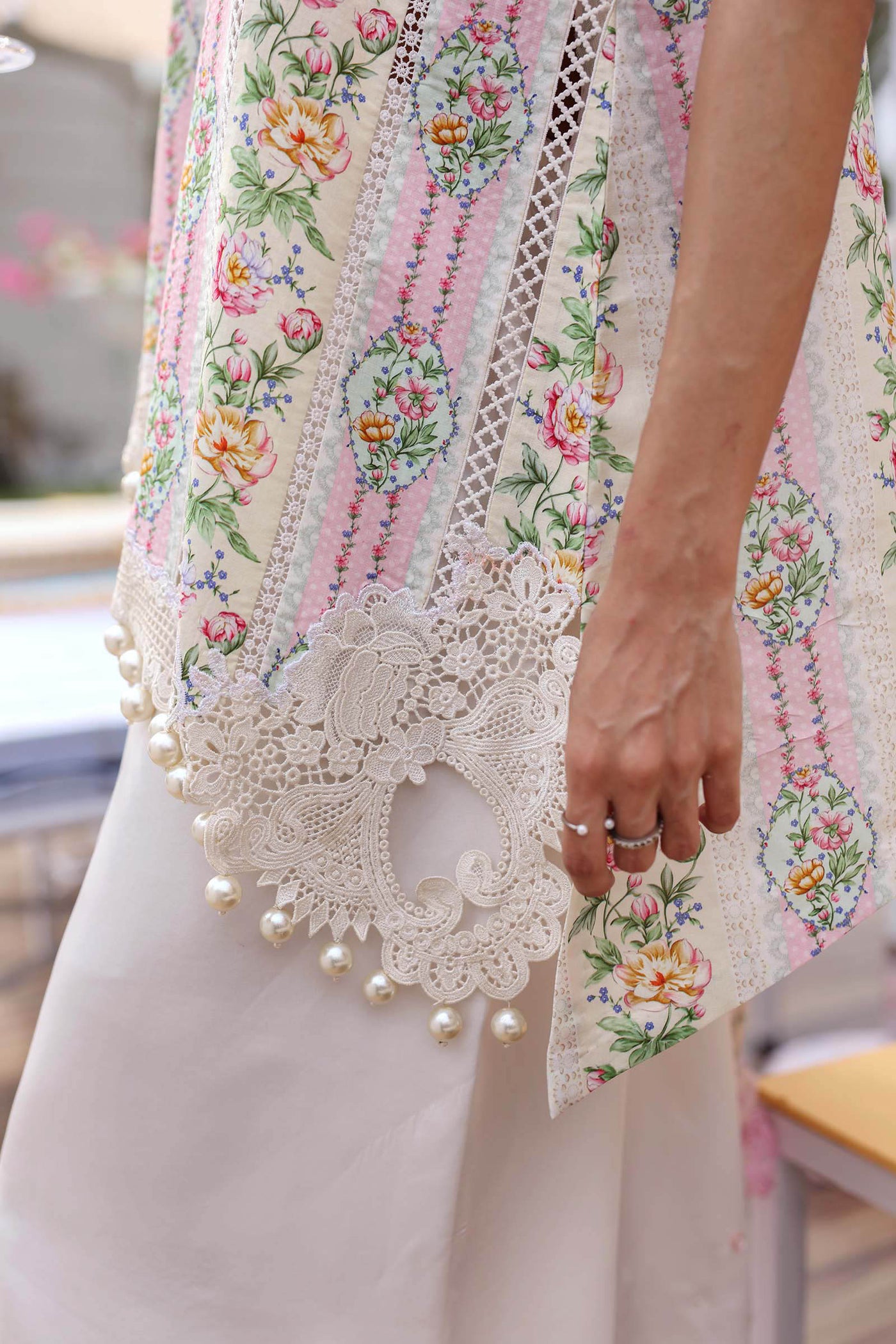 3 Piece Unstitched Embroidered Lawn Suit