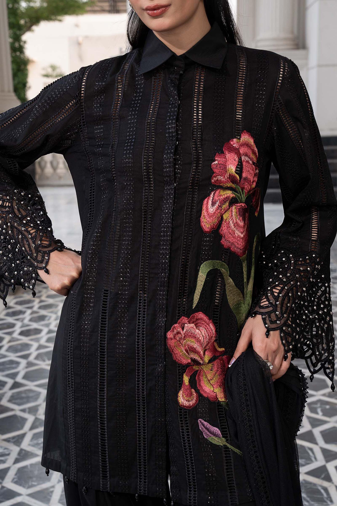 3 Piece Embroidered Lawn Suit